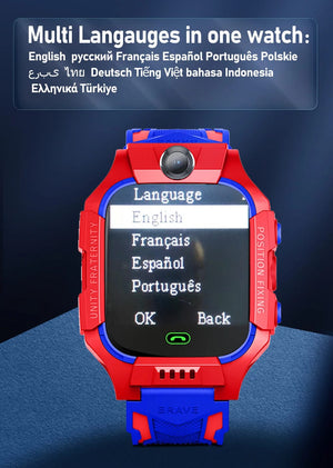 Planet Gates KGG Q19 Kids Smart Watch 2g Sim Card Smartwatch for Children Sos Call Phone Camera Voice Chat Photo Boy Girl Gift Color Screen