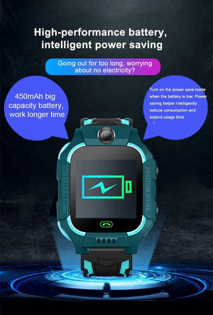 Planet Gates KGG Q19 Kids Smart Watch 2g Sim Card Smartwatch for Children Sos Call Phone Camera Voice Chat Photo Boy Girl Gift Color Screen