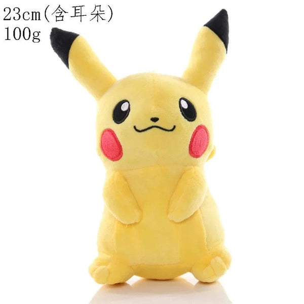 Planet Gates Khaki 20cm Pikachu Pokemon Plush Doll Charmander Bulbasaur Squirtle Psyduck Eevee Plush Soft Stuffed Animals Peluche Plushie Toy Gifts