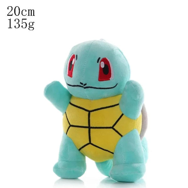 Planet Gates Khaki 20cm Pikachu Pokemon Plush Doll Charmander Bulbasaur Squirtle Psyduck Eevee Plush Soft Stuffed Animals Peluche Plushie Toy Gifts