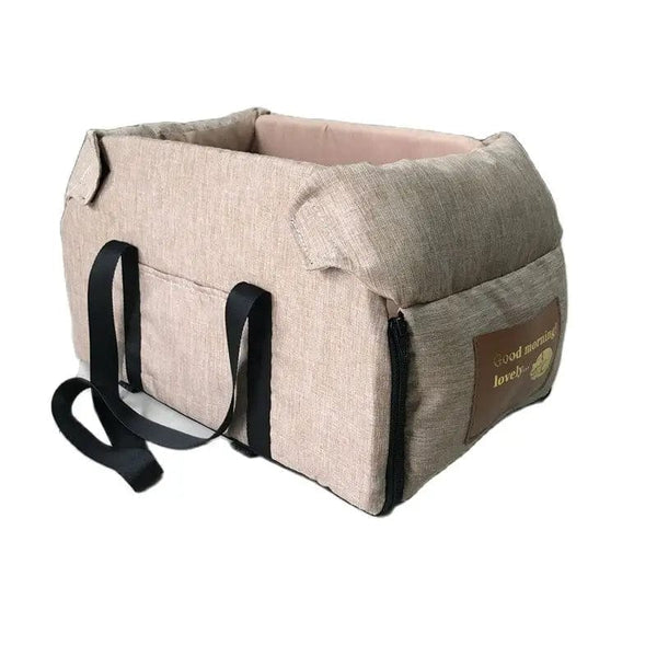 Planet Gates khaki Pet Dog Car Seat Bed Car Central Seat Cat Dog Travel Portable Carrier for Safety Bag Dog Pet Accessories 펫 여행 고양이 개 좌석 침대 운송