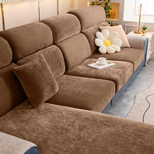 Planet Gates Khaki / Single Seat 1pc Thickened Sofa Slipcover Furniture Protector For Bedroom Office Living Room Home Decor Couch Cover