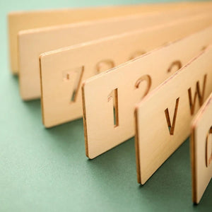 Planet Gates Kid's Wooden Educational Toys Montessori Pen Control Boards Learning Word Spelling Letter Number Groove Cognition Writing Board