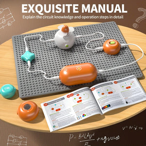 Planet Gates Kids Circuit Blocks Science Toy Electronic Circuit Educational Toys For Childen Physical Education Learning Montessori Toy