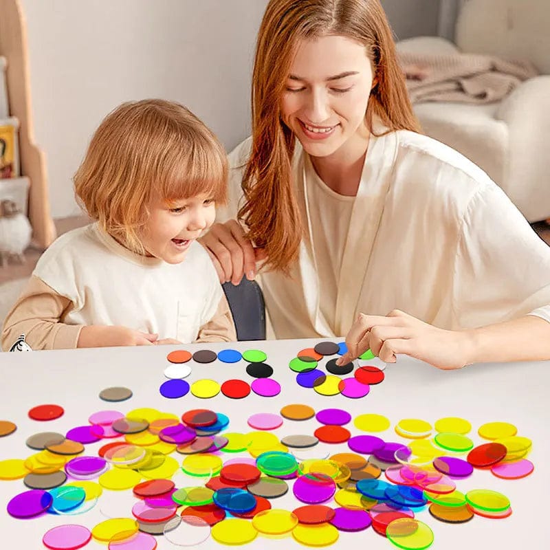 Planet Gates Kids Colorful Transparent Letters Numbers Set Sensory Light Table Toy Counting Spelling Montessori Educational Mathematical Toy