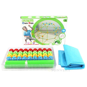 Planet Gates Kids forts building kit Construction Fortress Child Game Tents Fort Build Kid DIY 3D Assemble Tent Toy Gift for Kids