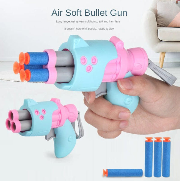 Planet Gates Kids Gun Toys Weapon Foam Soft Bullet Toy Gun Launcher Children Outdoor Harmless Shooting Game Sports