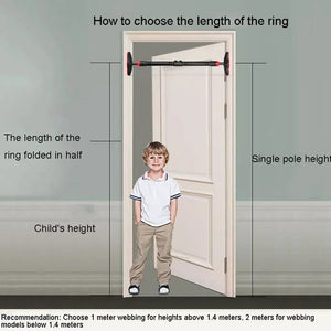 Planet Gates Kids Gymnastic Rings Sling Ring Fitness Household Horizontal Bar Pull-up Indoor Sports Lumbar Traction Handle Children Fitness