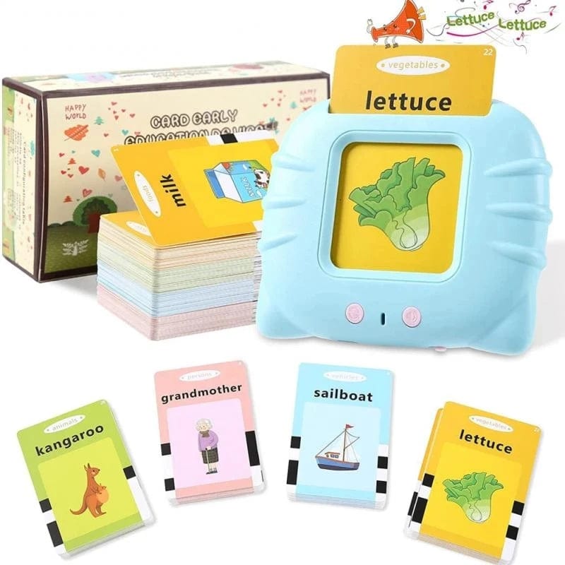 Planet Gates Kids Learn English Toys Early Intelligent Education Audio Electronic Book Flash Card Reading Machine Montessori Study Toys Book