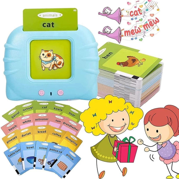 Planet Gates Kids Learn English Toys Early Intelligent Education Audio Electronic Book Flash Card Reading Machine Montessori Study Toys Book