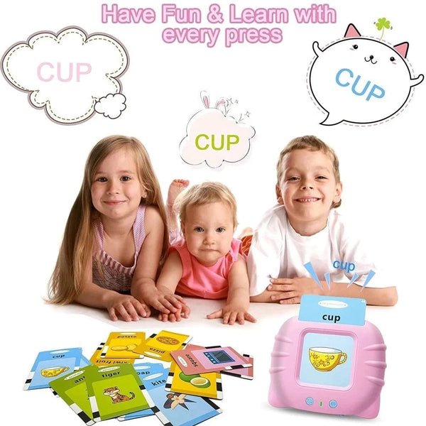 Planet Gates Kids Learn English Toys Early Intelligent Education Audio Electronic Book Flash Card Reading Machine Montessori Study Toys Book