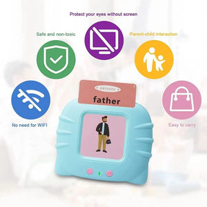 Planet Gates Kids Learn English Toys Early Intelligent Education Audio Electronic Book Flash Card Reading Machine Montessori Study Toys Book