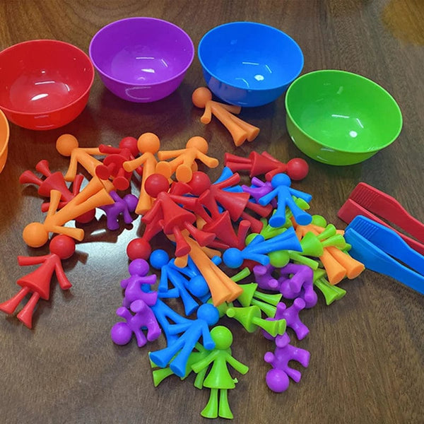 Planet Gates Kids Matching Game Learn Educational Toys Animal Cognition Rainbow Sort Fine Motor Training Montessori Sensory Puzzle Toy Gifts