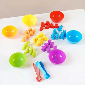 Planet Gates Kids Matching Game Learn Educational Toys Animal Cognition Rainbow Sort Fine Motor Training Montessori Sensory Puzzle Toy Gifts
