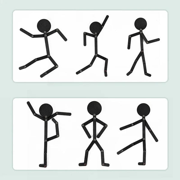 Planet Gates Kids Montessori Toys Wooden Early Learning Educational Puzzles Sporty Pose Jigsaw Improve Hands-on Skill Busy Board Gifts