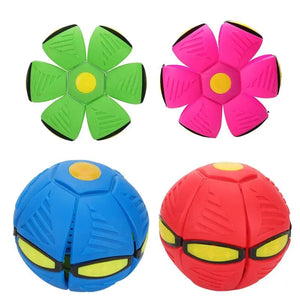 Planet Gates Kids Outdoor Fun Toys for Boys Girls Flying Saucer Ball Magic Deformation UFO with NO Led Light Flying Toys Decompression Gift
