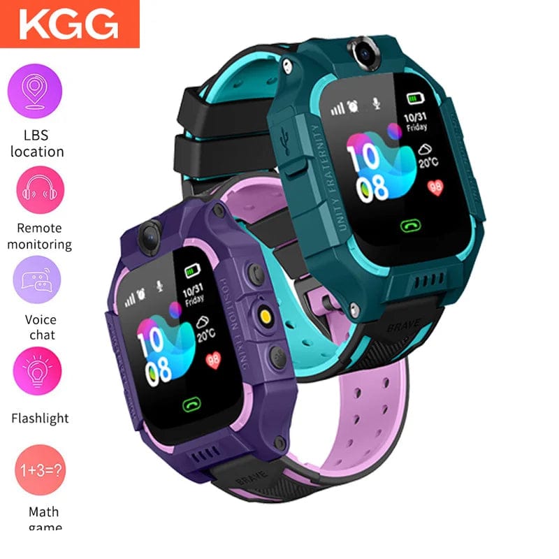 Planet Gates Kids Smart Watch LBS Position Baby Phone 2G Watch Flashlight Camera SOS Children Smartwatch For Boys Girls Gifts PK Q12 Q15
