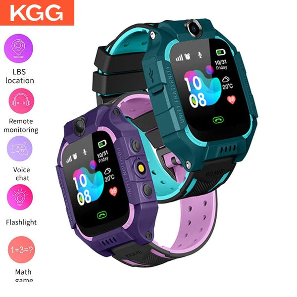 Planet Gates Kids Smart Watch LBS Position Baby Phone 2G Watch Flashlight Camera SOS Children Smartwatch For Boys Girls Gifts PK Q12 Q15