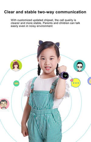 Planet Gates Kids Smart Watch LBS Position Baby Phone 2G Watch Flashlight Camera SOS Children Smartwatch For Boys Girls Gifts PK Q12 Q15