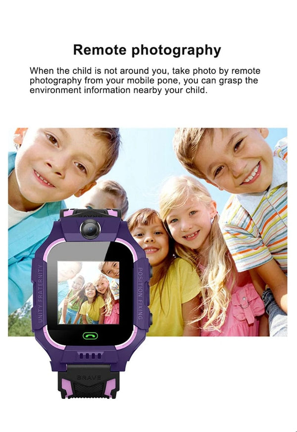 Planet Gates Kids Smart Watch LBS Position Baby Phone 2G Watch Flashlight Camera SOS Children Smartwatch For Boys Girls Gifts PK Q12 Q15