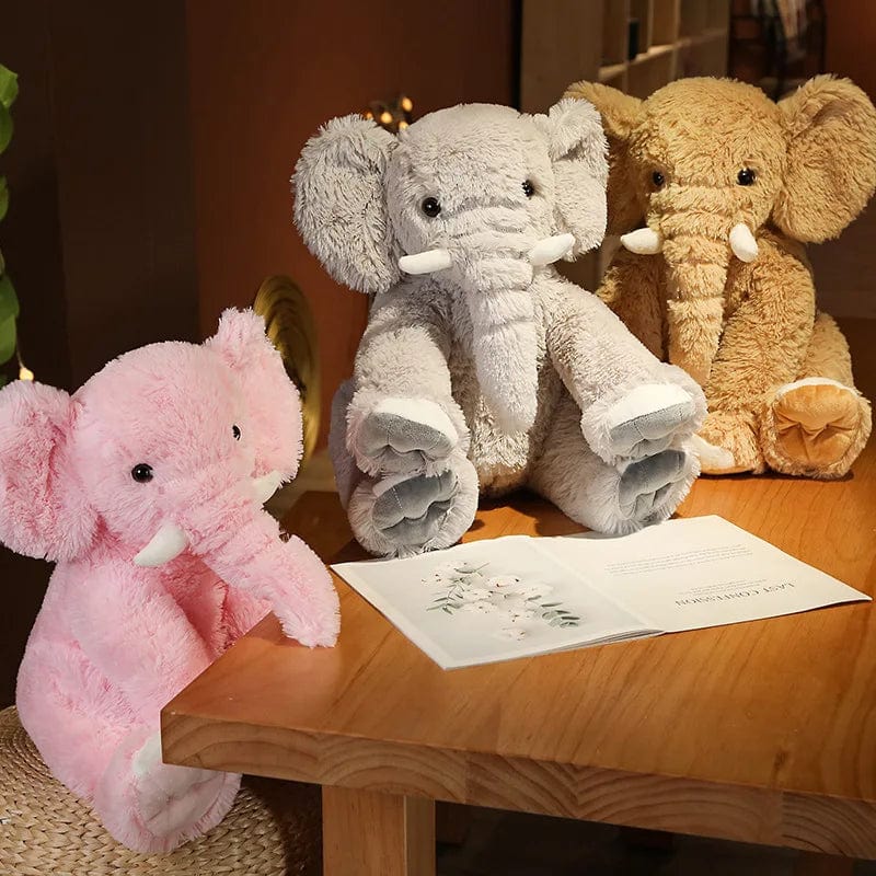 Planet Gates Gray / 45cm Kids Soft Elephant Plush Large Elephant Toy Stuffed Animals Plushies Pillow Baby Accompany Doll Infant Toys Newborn Gift