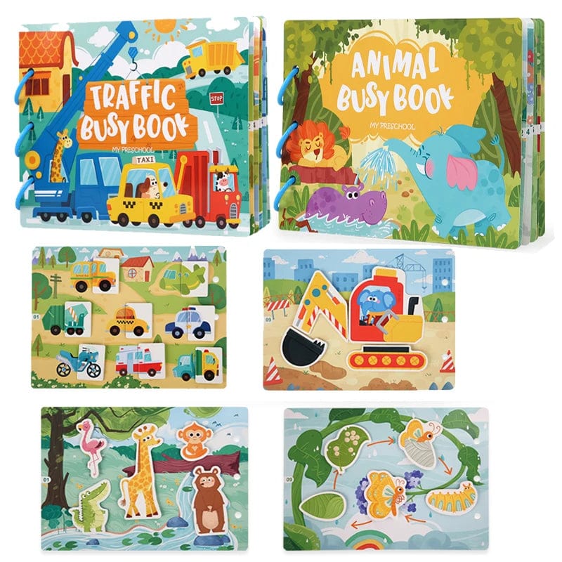 Planet Gates Kids Sticker Quiet Busy Book Baby Montessori Material Toys Board Matching Puzzels Games Early Educational Toys For Toddler ﻿