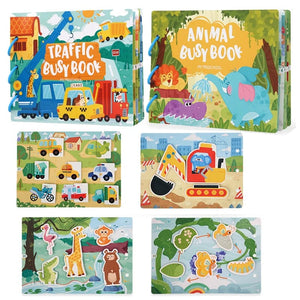 Planet Gates Kids Sticker Quiet Busy Book Baby Montessori Material Toys Board Matching Puzzels Games Early Educational Toys For Toddler ﻿