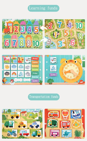 Planet Gates Kids Sticker Quiet Busy Book Baby Montessori Material Toys Board Matching Puzzels Games Early Educational Toys For Toddler ﻿