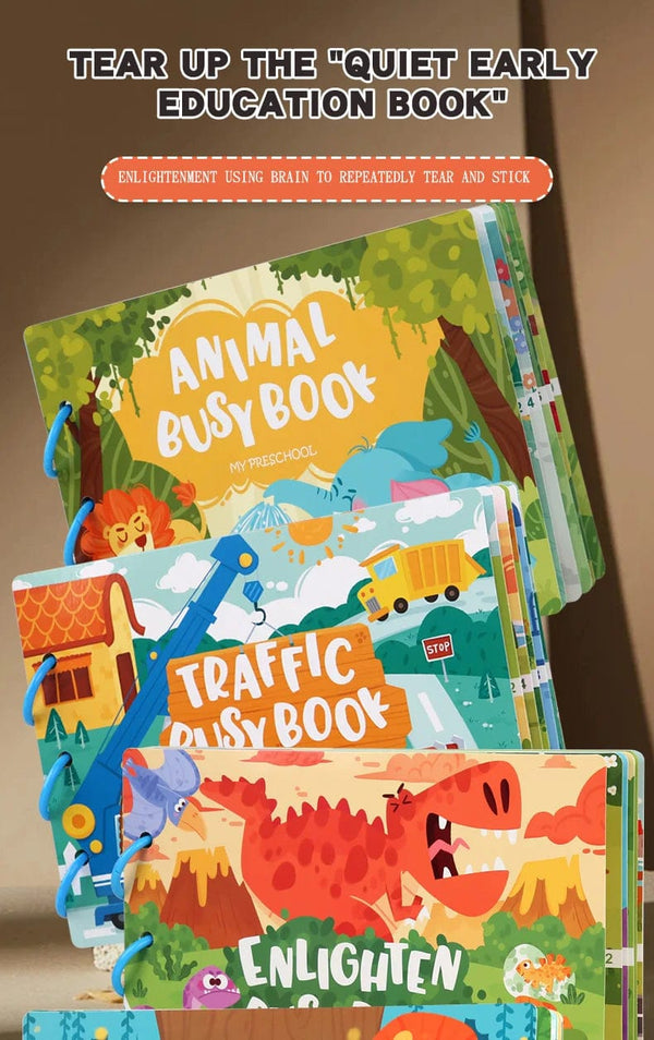 Planet Gates Kids Sticker Quiet Busy Book Baby Montessori Material Toys Board Matching Puzzels Games Early Educational Toys For Toddler ﻿