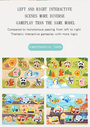 Planet Gates Kids Sticker Quiet Busy Book Baby Montessori Material Toys Board Matching Puzzels Games Early Educational Toys For Toddler ﻿