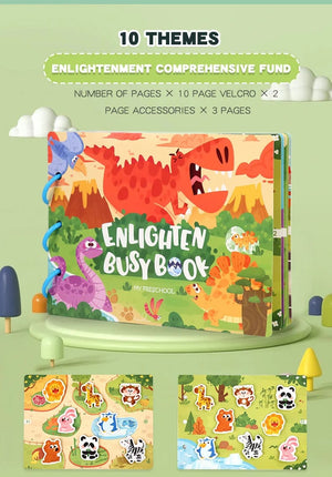 Planet Gates Kids Sticker Quiet Busy Book Baby Montessori Material Toys Board Matching Puzzels Games Early Educational Toys For Toddler ﻿
