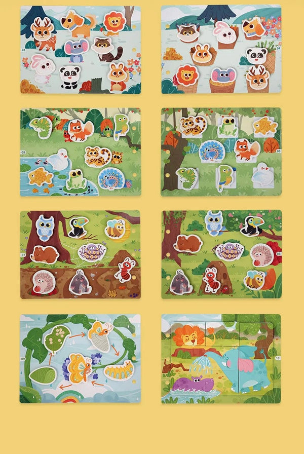 Planet Gates Kids Sticker Quiet Busy Book Baby Montessori Material Toys Board Matching Puzzels Games Early Educational Toys For Toddler ﻿