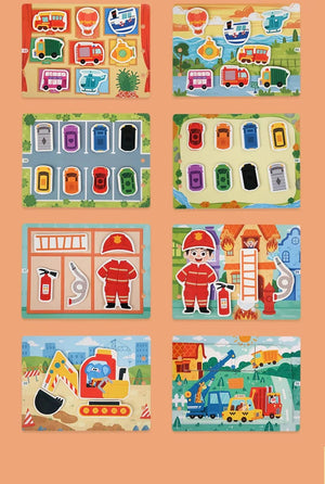 Planet Gates Kids Sticker Quiet Busy Book Baby Montessori Material Toys Board Matching Puzzels Games Early Educational Toys For Toddler ﻿