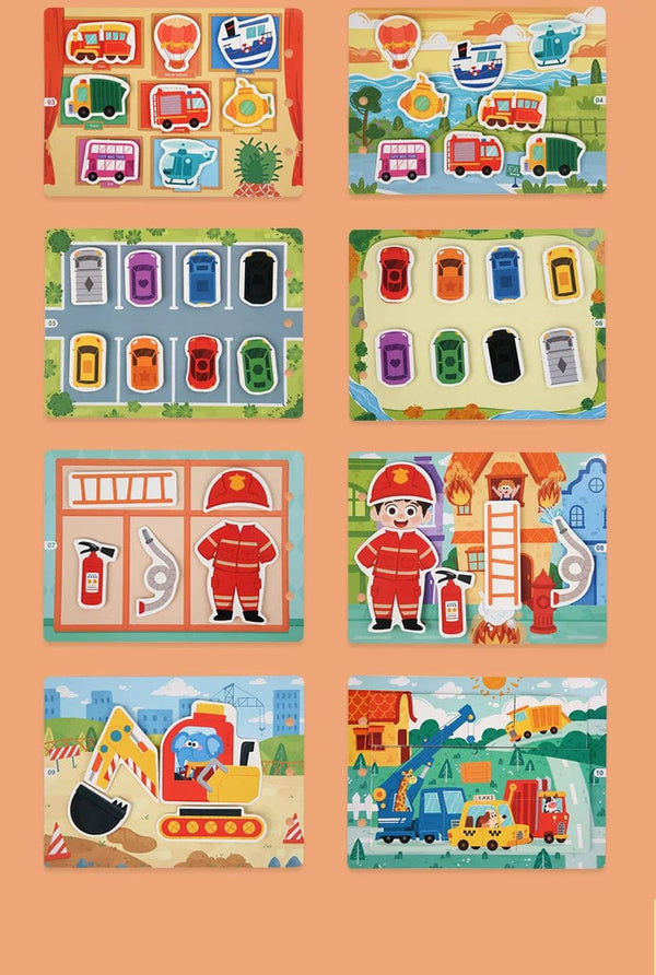 Planet Gates Kids Sticker Quiet Busy Book Baby Montessori Material Toys Board Matching Puzzels Games Early Educational Toys For Toddler ﻿
