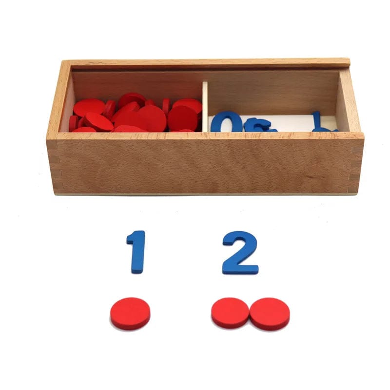 Planet Gates Kids Wooden Montessori Cognitive Cards Number Counting Math Game Educational Toys For Kids Early Childhood Preschool Training