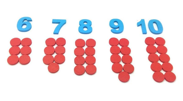 Planet Gates Kids Wooden Montessori Cognitive Cards Number Counting Math Game Educational Toys For Kids Early Childhood Preschool Training