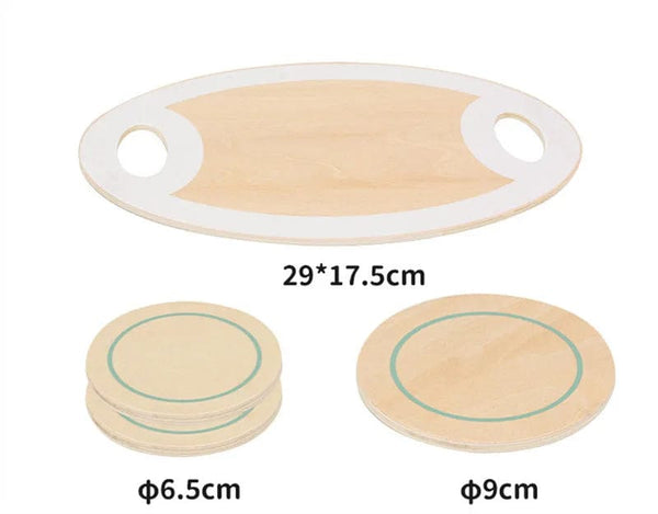 Planet Gates Kids Wooden Toys Coffee Maker Toy Set Cake Ice Cream Tea Time Playset Toddler Pretend Play Kitchen Accessories Gift for Children