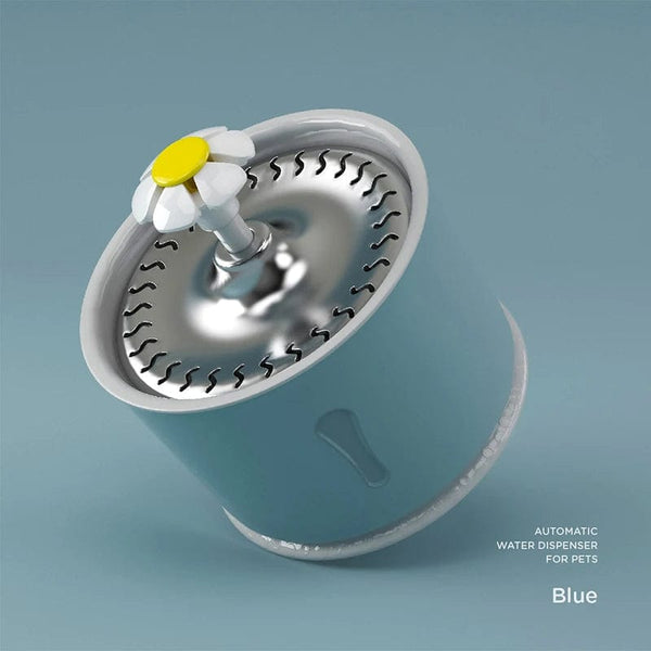 Planet Gates Kimpets 2.4L Pet Cat Drinking Water Fountain Dispenser Activated Carbon Filters LED Automatic Feeder Container USB Interface