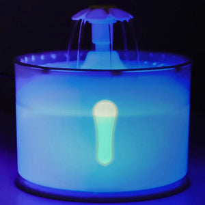 Planet Gates Kimpets 2.4L Pet Cat Drinking Water Fountain Dispenser Activated Carbon Filters LED Automatic Feeder Container USB Interface