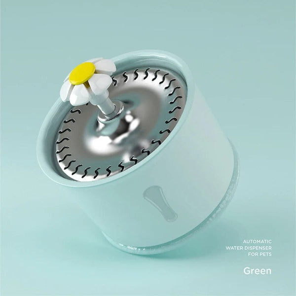 Planet Gates Kimpets 2.4L Pet Cat Drinking Water Fountain Dispenser Activated Carbon Filters LED Automatic Feeder Container USB Interface