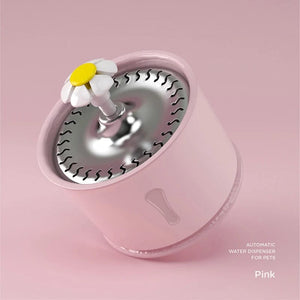 Planet Gates Kimpets 2.4L Pet Cat Drinking Water Fountain Dispenser Activated Carbon Filters LED Automatic Feeder Container USB Interface