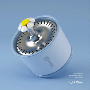 Planet Gates Kimpets 2.4L Pet Cat Drinking Water Fountain Dispenser Activated Carbon Filters LED Automatic Feeder Container USB Interface