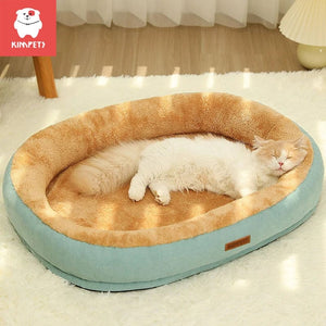 Planet Gates Kimpets Cat Bed Dog Pet Bed Kennel Non-Slip Winter Warm Small Dog Kennel Sleeping Removed Washed Soft Puppy Cushion Cat Supplies