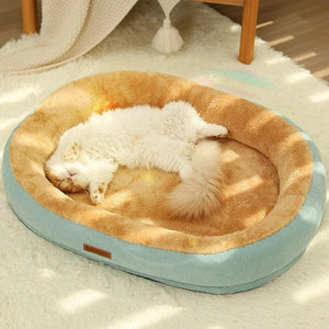 Planet Gates Kimpets Cat Bed Dog Pet Bed Kennel Non-Slip Winter Warm Small Dog Kennel Sleeping Removed Washed Soft Puppy Cushion Cat Supplies