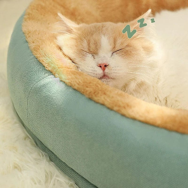 Planet Gates Kimpets Cat Bed Dog Pet Bed Kennel Non-Slip Winter Warm Small Dog Kennel Sleeping Removed Washed Soft Puppy Cushion Cat Supplies