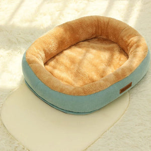 Planet Gates Kimpets Cat Bed Dog Pet Bed Kennel Non-Slip Winter Warm Small Dog Kennel Sleeping Removed Washed Soft Puppy Cushion Cat Supplies