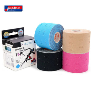 Planet Gates Kindmax Hole Kinesiology Tape Knee Pads for Body Sport Elastic Athletic Tape for Muscle Support Strain Injury Pain Relief