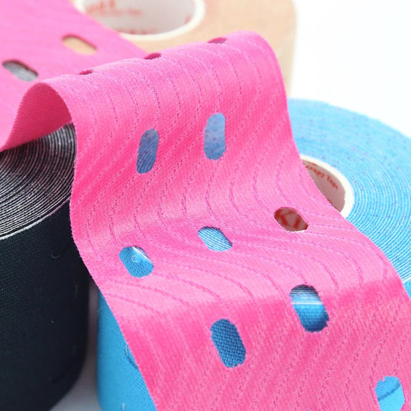 Planet Gates Kindmax Hole Kinesiology Tape Knee Pads for Body Sport Elastic Athletic Tape for Muscle Support Strain Injury Pain Relief