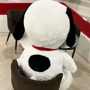 Planet Gates King Size 100CM White Doggy Plush Puppy Plushies Dog Stuffed Doll Kawaii Room Decor Bay Window Cushion Animal Toy Gift For Kid
