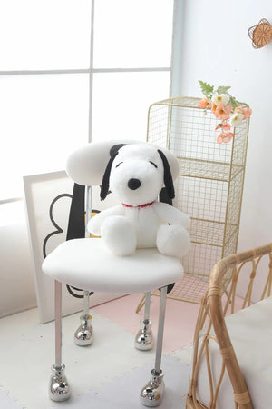 Planet Gates King Size 100CM White Doggy Plush Puppy Plushies Dog Stuffed Doll Kawaii Room Decor Bay Window Cushion Animal Toy Gift For Kid
